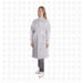 Women front Clinical Apron Gray