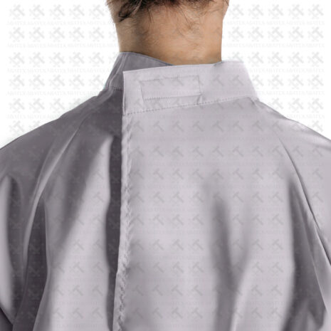 Collar Clinical Apron Gray