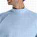men collar Clinical Apron Light Blue