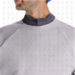 men's black collar Clinical Apron Gray Details Black